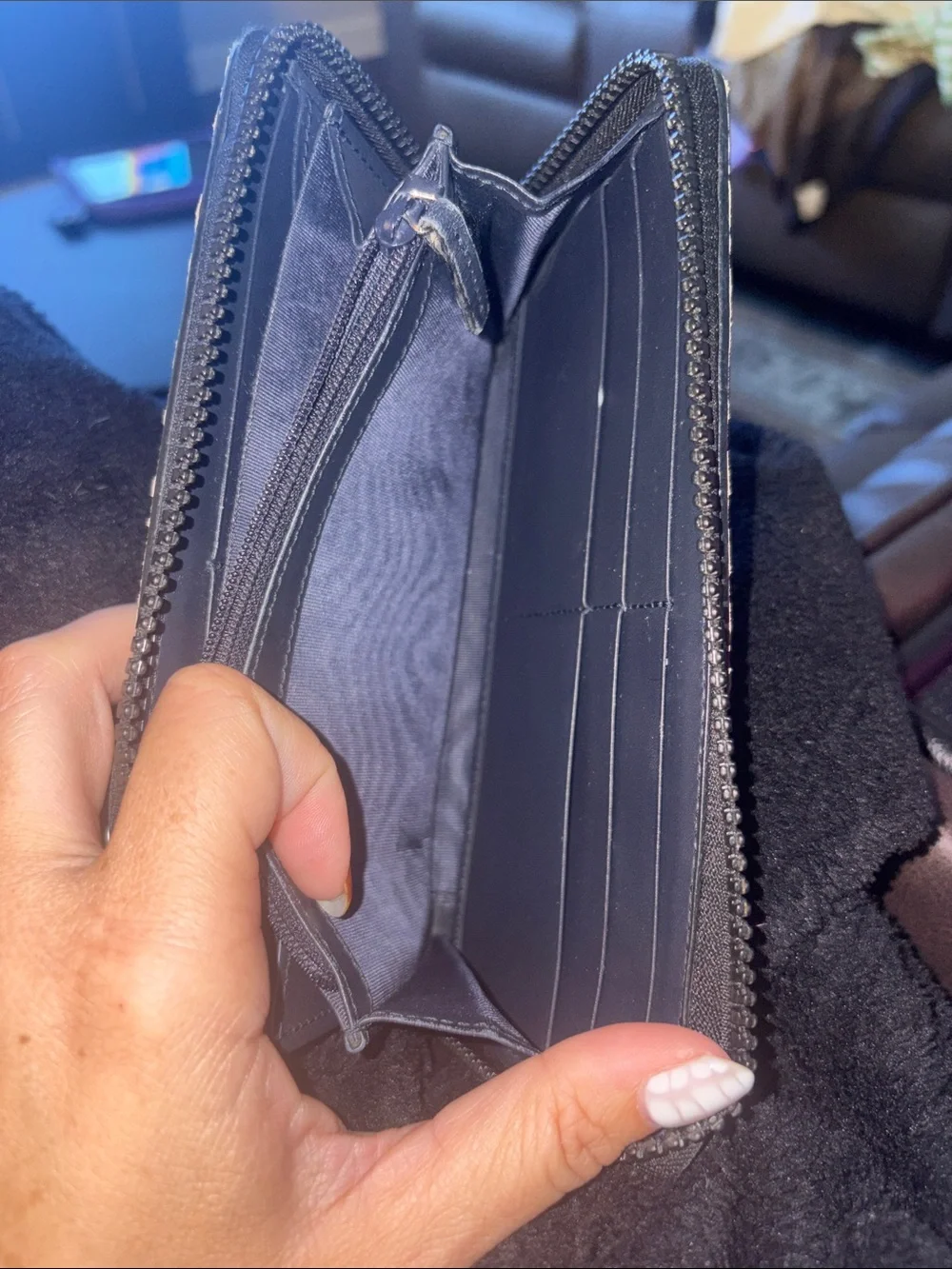 Gucci Bloom wallet- Blue